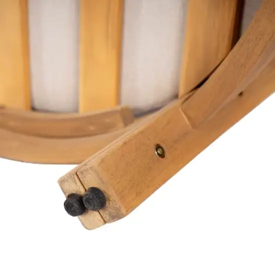 Scott Living Donovan Outdoor Acacia Wood Daybed with Cushion image {9}