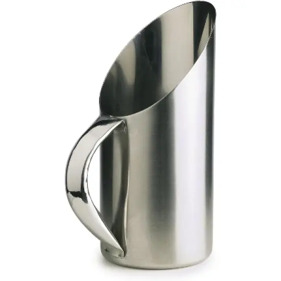 2X Pet Studio Stainless Steel Matte Finish Pet Scoop, 5-1/2-Inch image {3}