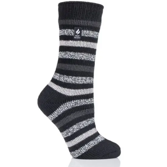 Women's Rosebud Multi Twist Stripe Crew Socks image {2}