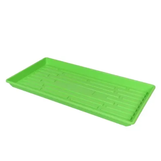 SUNPACK 10" x 20" Heavy Duty Shallow Plastic Seed Starting Tray, 1" image {5}