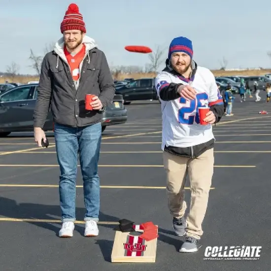 NCAA Utah Utes 1'x2' Wood Cornhole Set image {5}