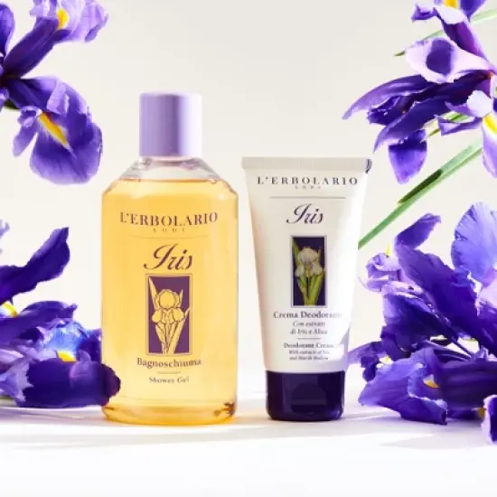 L'Erbolario Iris Shower Gel - Body Wash - 8.4 oz image {1}