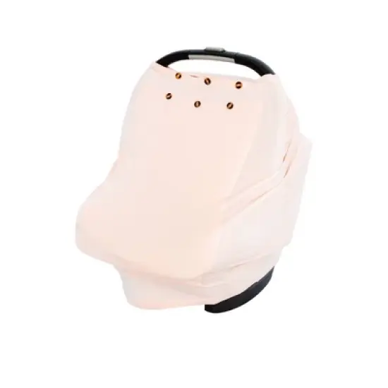 Snuggle Shield LUXE Protection Rayon from Bamboo Multi Use Antimicrobial Air Filtering Infant Car Seat/Nursing Cover - Pink image {1}