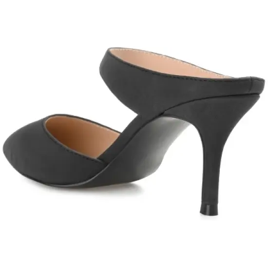 Journee Collection Womens Maevali Mules Mid Stiletto Pointed Toe Pumps image {6}