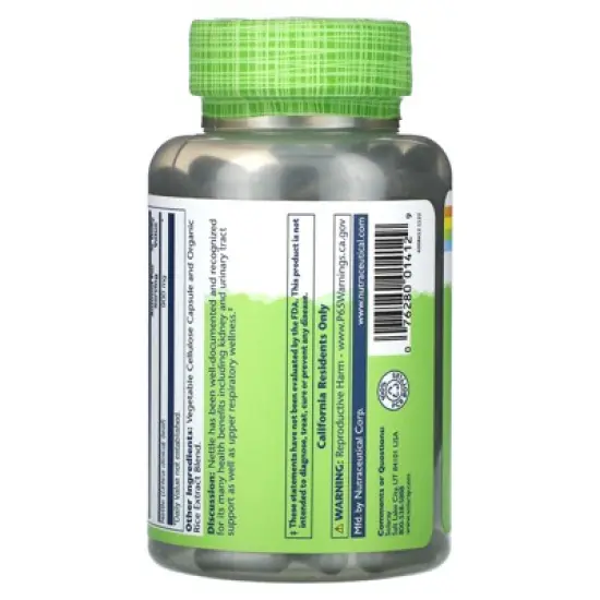 Solaray True Herbs, Nettle, 180 VegCaps (450 mg per Capsule) image {2}