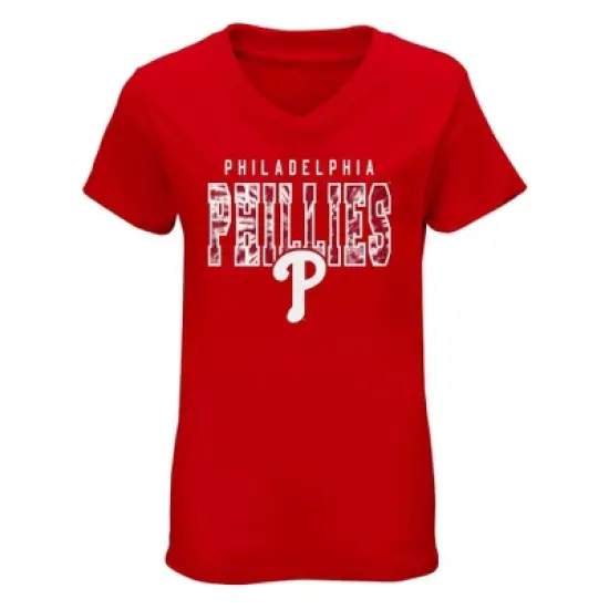 MLB Philadelphia Phillies Boys' V-Neck T-Shirt image {1}