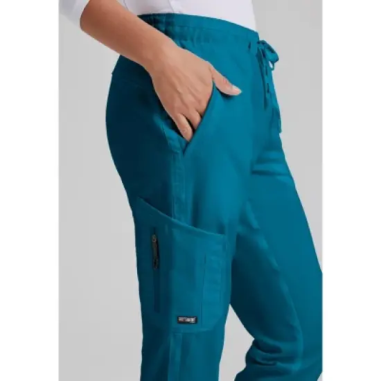 Grey's Anatomy by Barco Classic Women's Kira 5-Pocket Mid-Rise Jogger Scrub Pant image {4}