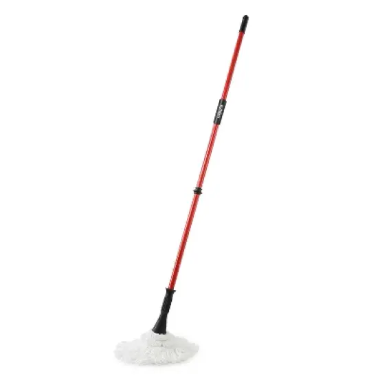 Dexmalle 57.5-inch long handle self bending twist mop image {3}