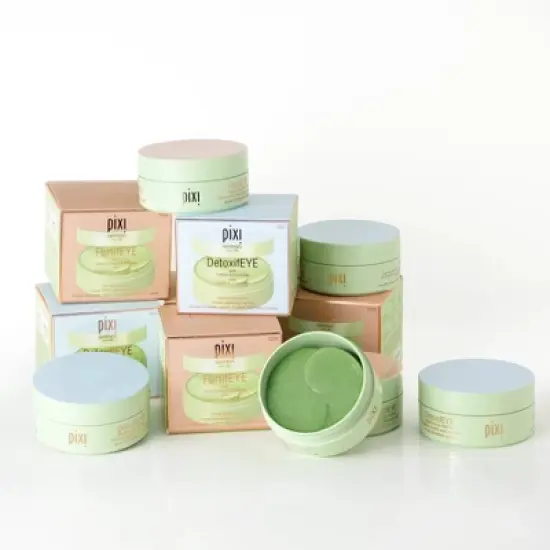 Pixi DetoxifEYE Hydrating and Depuffing Eye Patches with Caffeine and Cucumber - 60ct image {4}