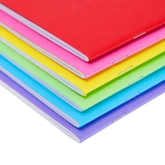 Paper Junkie 48 Pack Unlined Pocket Size Notebook, Blank Books For Kids To Write Stories Bulk Set, 6 Colors, 4.3 x 5.5 In image {6}