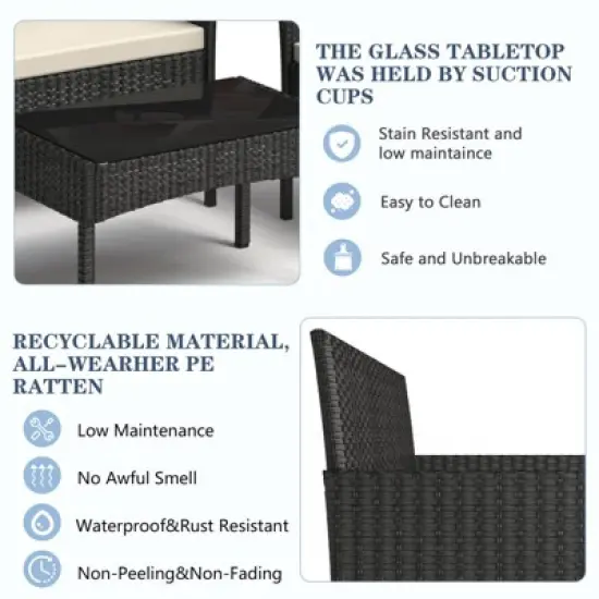 EROMMY Outdoor Seating Group with Cushions image {5}