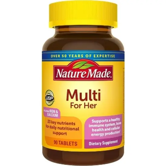 Nature Made Multivitamin For Her Tablets, 90 Ct image {4}