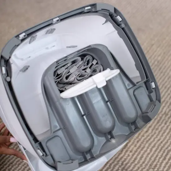 Ingenuity Baby Base 2-in-1 Booster Feeding and Floor Seat with Self-Storing Tray image {9}