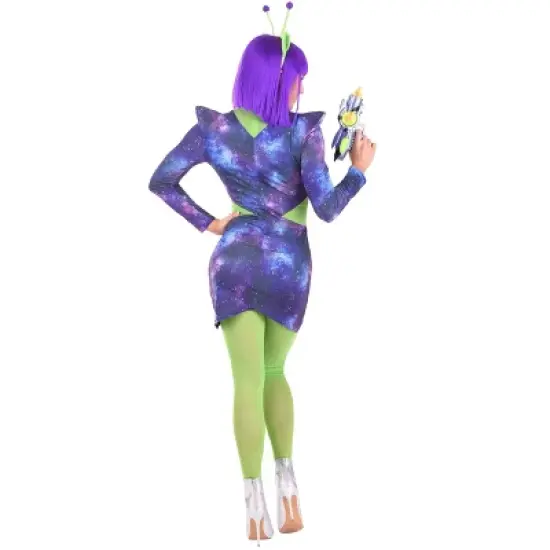 HalloweenCostumes.com Women's Cosmic Alien Halloween Costume image {1}