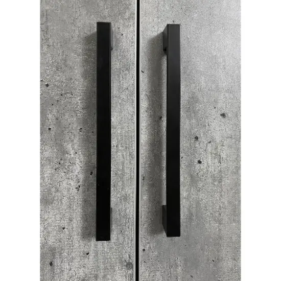 78" Mason Modern Wood Laminate Bookcase with Doors - Martin Furniture image {6}