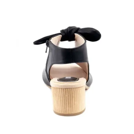 GC Shoes Kimora Bow-Tie Cut Out Block Heel Sandals image {2}