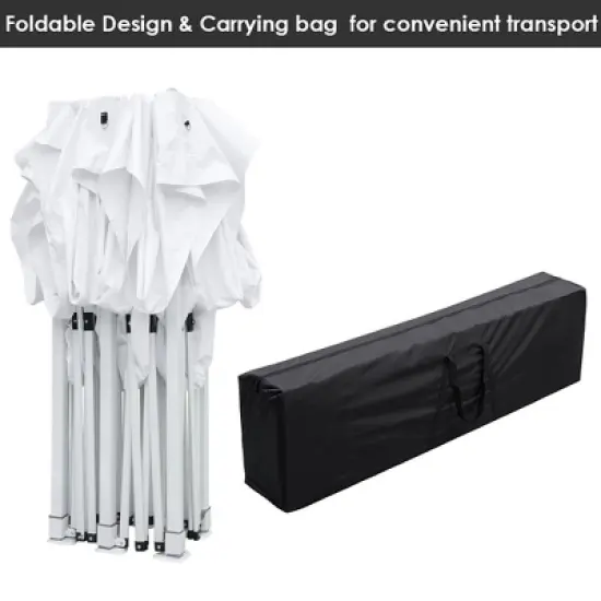 Yescom InstaHibit 10x20ft Canopy Wedding Party Tent Pop Up White image {7}