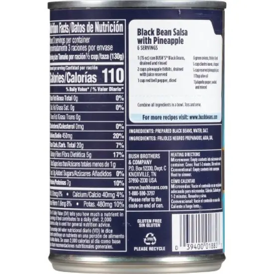 Bush's Black Beans - 15oz image {2}