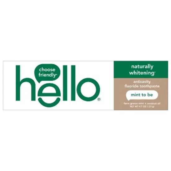 hello Naturally Whitening Fluoride, SLS-Free and Vegan Toothpaste - 4.7oz image {7}