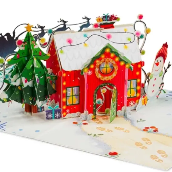 Frndly by Paper Love Cozy Christmas Home Pop Up Christmas Card image {3}
