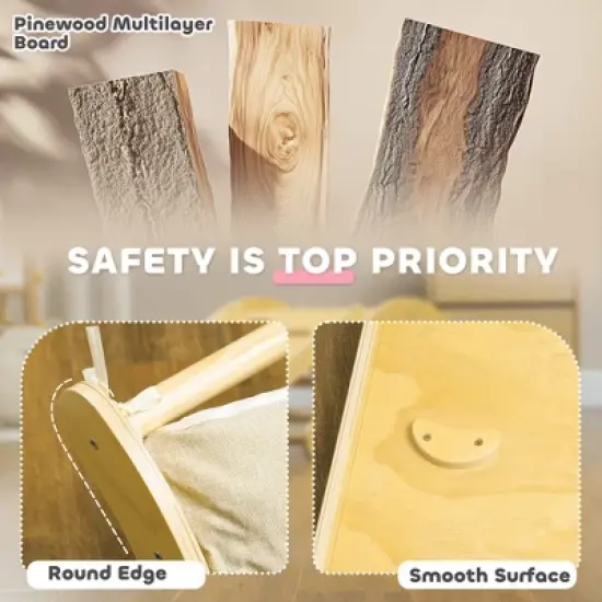 Dexmalle Indoor 4 In 1 Pikler Climbing Set with Arch Climber image {5}