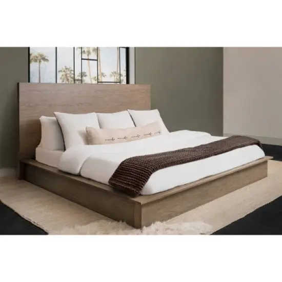 5pc Resto Bedroom Set Weathered Gray - Abbyson Living image {1}