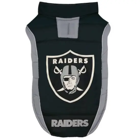 NFL Las Vegas Raiders Pets Puffer Vest image {2}
