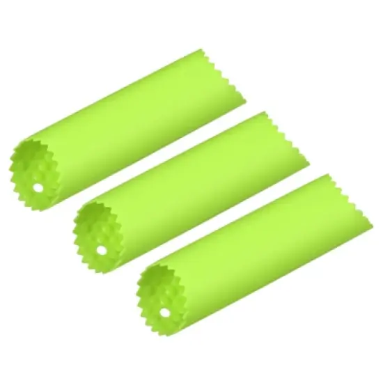 Unique Bargains Kitchen Lightweight Silicone Non-Slip Vegetable Skin Remover Garlic Peeler 3 Pcs image {7}