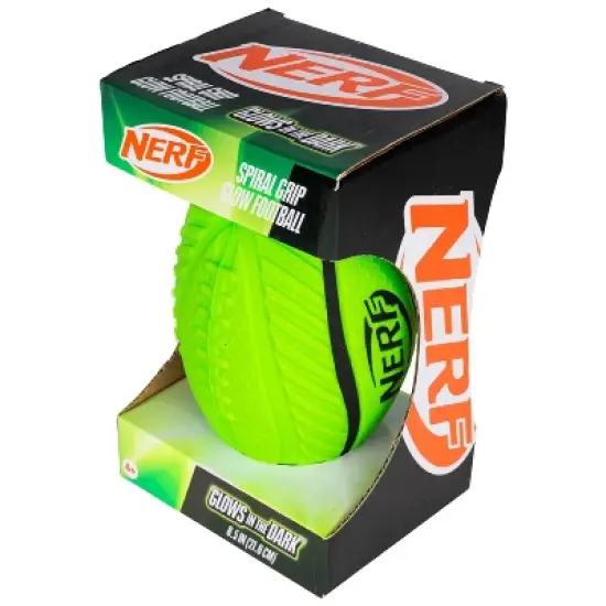 NERF Nerf 8.5" Foam Glow Football - Green image {1}