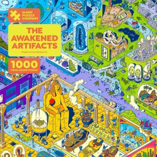 Magic Puzzle Company The Awakened Artifacts Jigsaw Puzzle - 1000pc: Develops Memory & Fine Motor Skills, Collage Theme image {5}