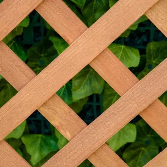 Outsunny 27.5" x 11" x 46" Raised Garden Bed Wood Planter with Trellis for Vine Climbing, to Grow Vegetables, Herbs, Flowers for Backyard, Brown image {4}