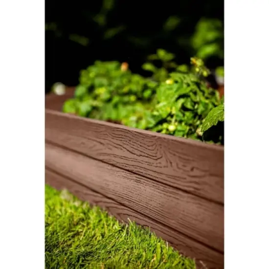 Vita 48"x48" Urbana Square Garden Bed Espresso image {2}