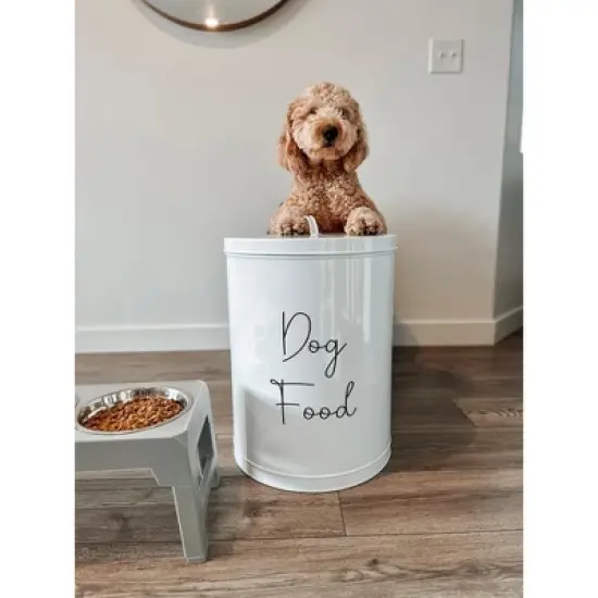 Midlee Metal Dog Food Storage Container image {4}