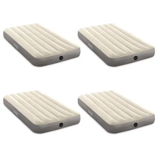 Intex Dura-Beam Standard Series Single Inflatable Air Mattress, Twin (4 Pack) image {6}