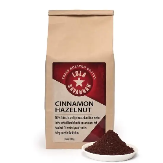 Lola Savannah Cinnamon Hazelnut Ground Caffeinated Coffee - 32oz image {9}