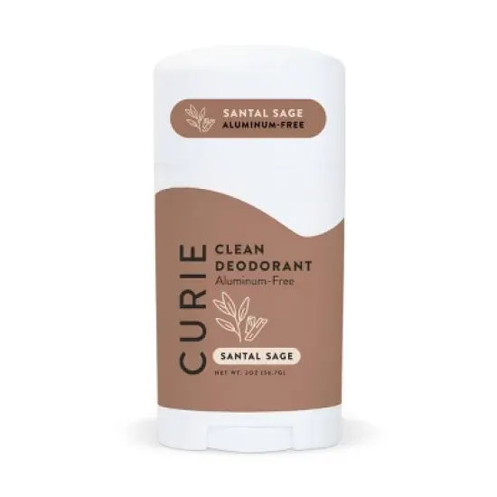 Curie Solid Deodorant Stick Santal Sage - Aluminum-Free 2oz image {4}