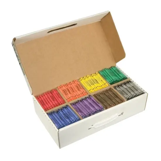 Prang Crayons Master Pack, 8 Colors (100 Each), 800 Count image {2}