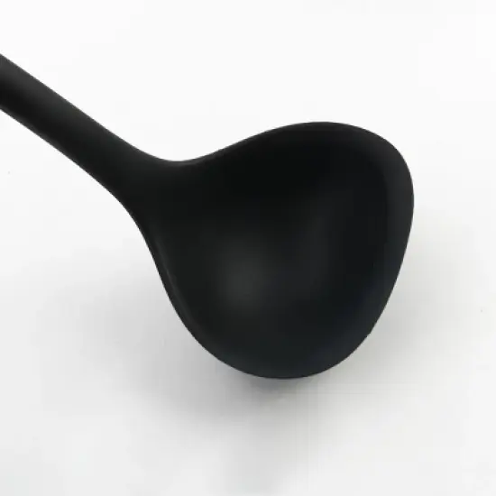 Unique Bargains Heat Resistant Ergonomic Handle Non-Stick Dishwasher Safe Soup Kitchen Spoon 11.6 Inch 1 Pc image {5}