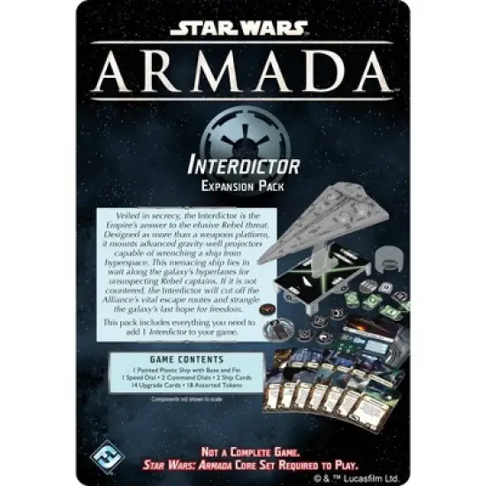 Fantasy Flight Games Star Wars Armada: Interdictor Class Star Destroyer Expansion Pack image {4}