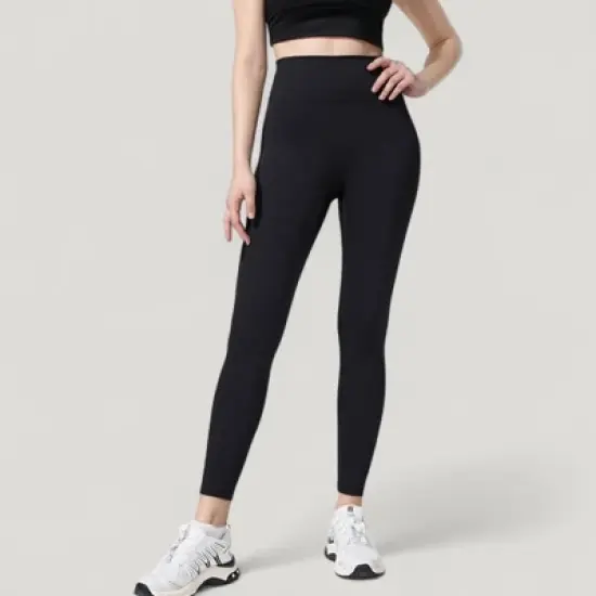 Anna-Kaci Active Women's High Waist Full Length Seamless Leggings with Contoured Fit image {2}