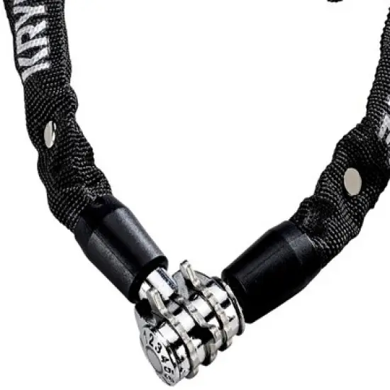Kryptonite Keeper 411 Chain Lock w/ Combination 4mm x 110cm Black Resettable image {2}