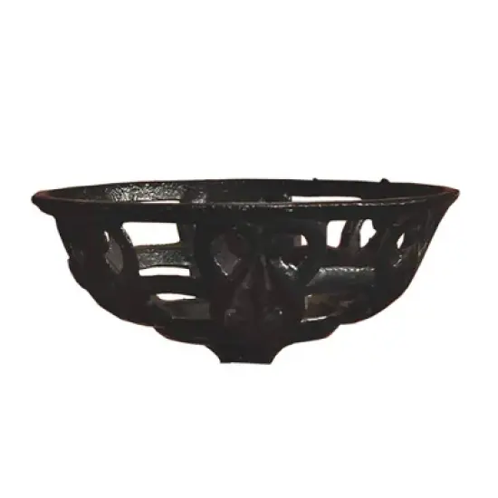 Cast Iron Oil Lamp Bowl for Wall Lamps 5.25 in Inside Diameter Bracket Not Included image {3}