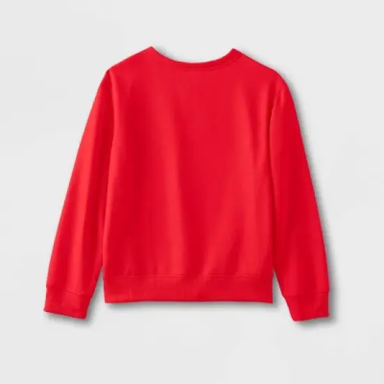 Kids' Merry & Bright Matching Family Sweatshirt - Wondershop&trade; Red image {2}