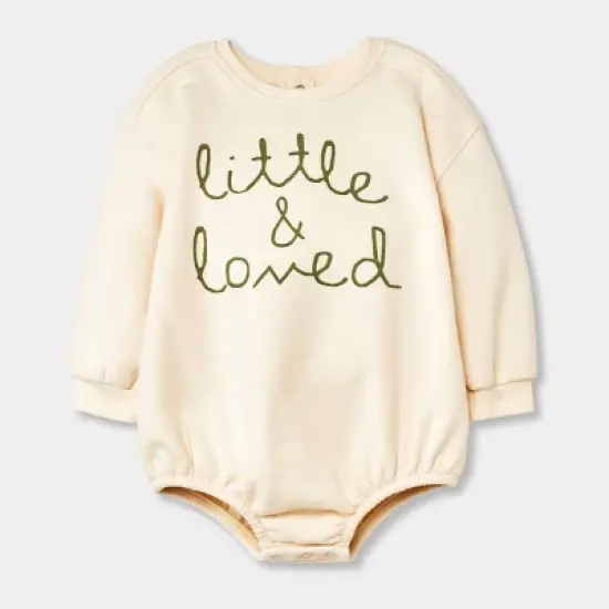 Grayson Collective Baby Graphic Bubble Romper - Off-White image {6}