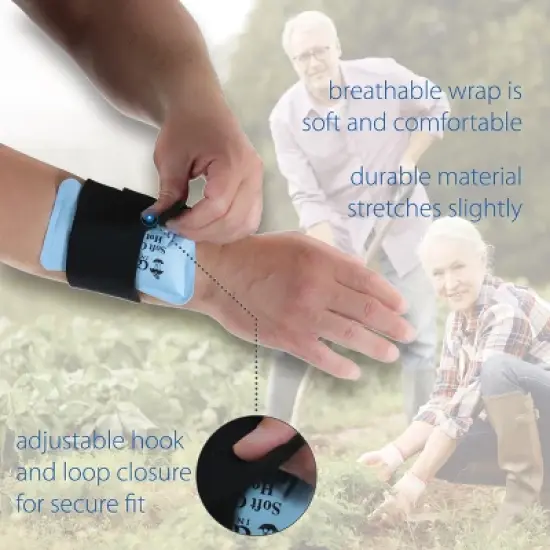 Core Products Core Wrap, Compression Therapy Wrap, Black image {2}