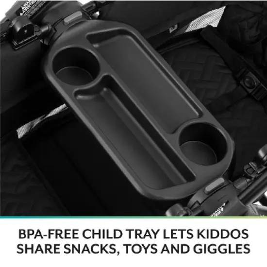 Evenflo Pivot Xplore Dreamz Stroller Wagon with Infant Car Seat Adapter image {7}