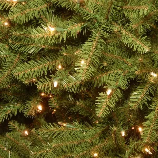 7.5' Prelit Hinged Dunhill Fir Artificial Christmas Tree Dual Lights - National Tree Company image {3}