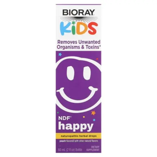 Bioray Kids, NDF Happy, Peach, 2 fl oz (60 ml) image {4}