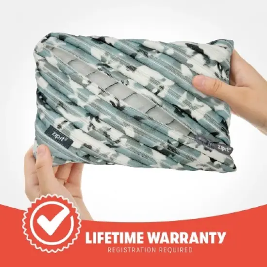 ZIPIT Large Pencil Case, Colorful Pencil Pouch image {5}