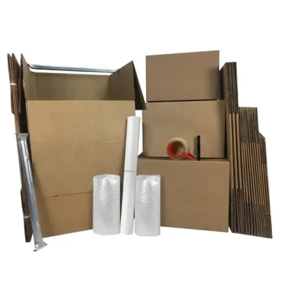 UBMOVE 2 Room Wardrobe Kit-2 with 20 Moving Boxes plus Packing Supplies image {8}